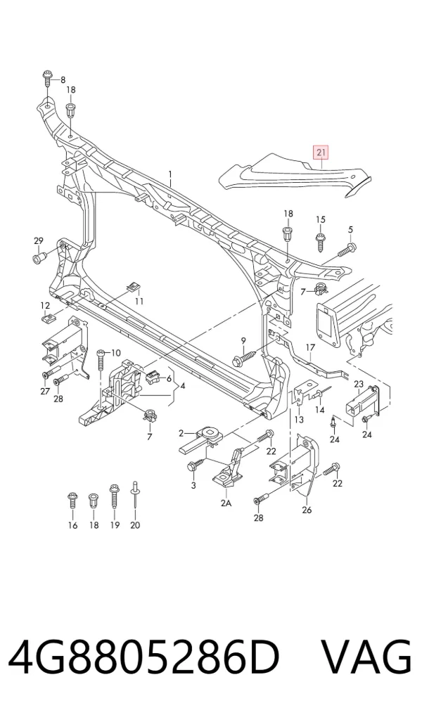  4G8805286D VAG