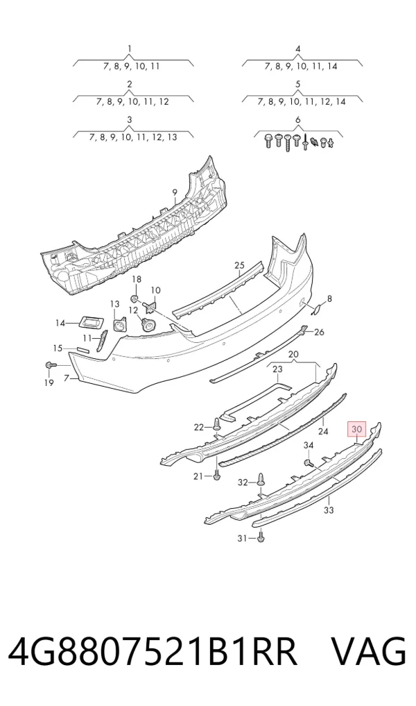  4G8807521B1RR VAG