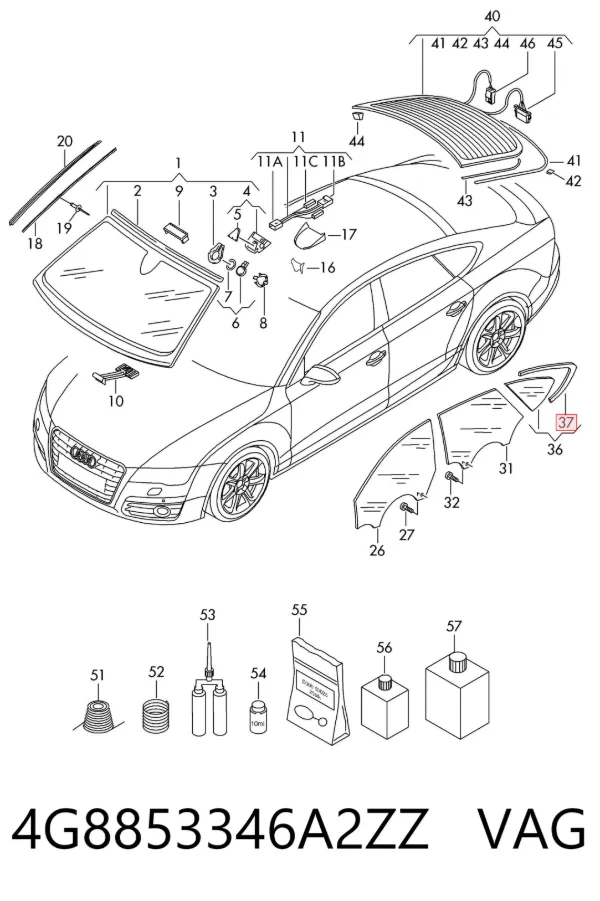  4G8853346A2ZZ VAG