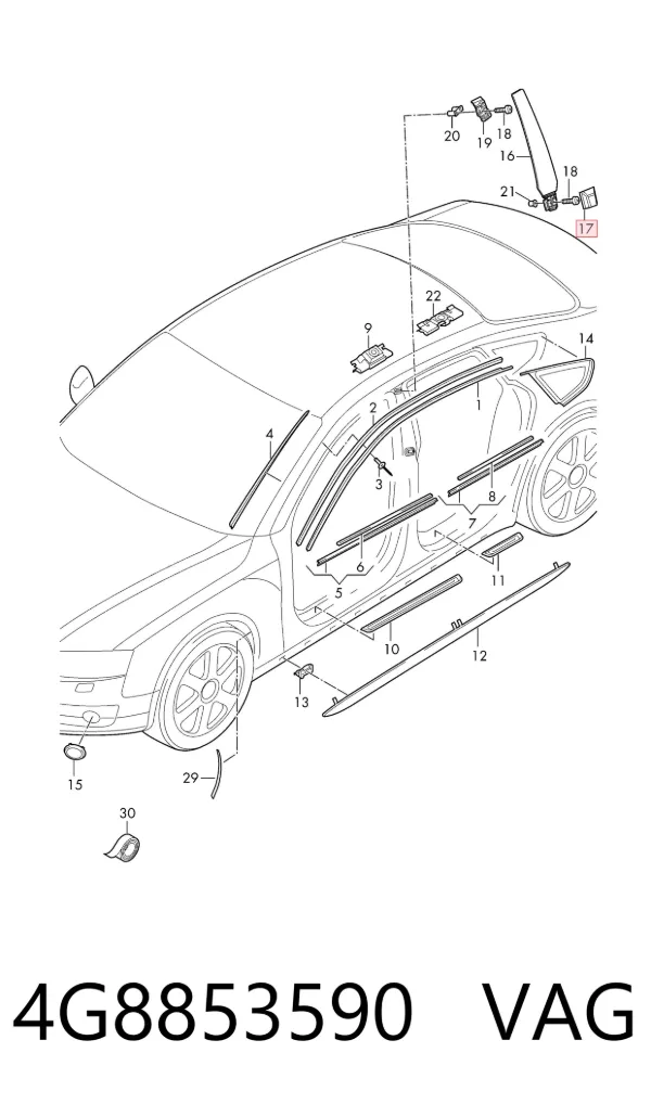  4G8853590 VAG