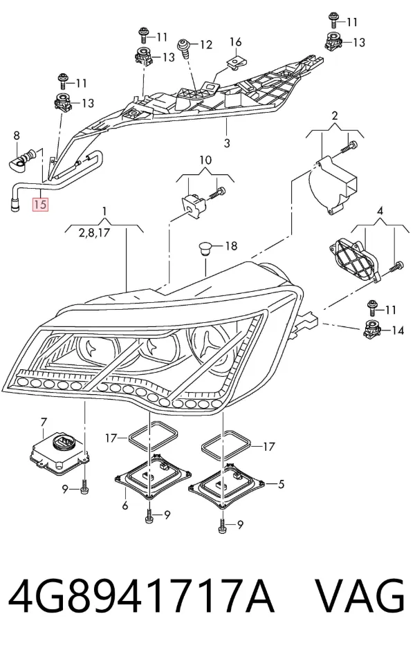 4G8941717A VAG