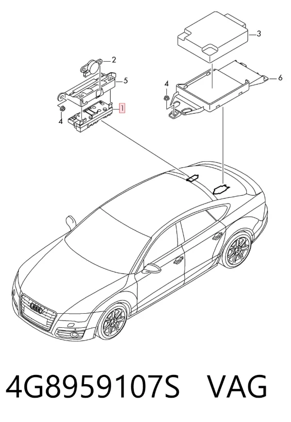  4G8959107S VAG