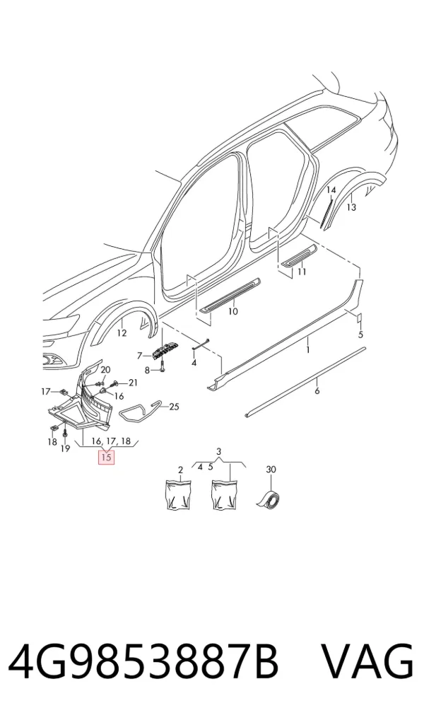  4G9853887B VAG