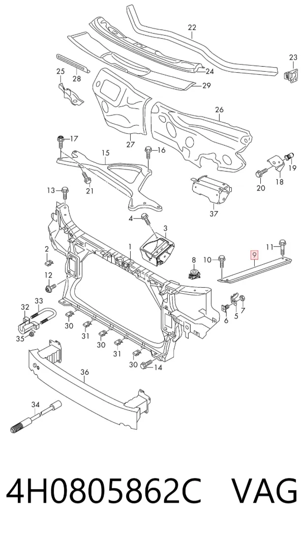  4H0805862C VAG