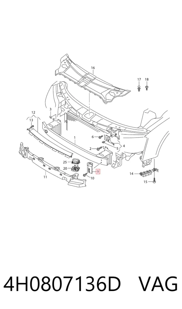 4H0807136D VAG