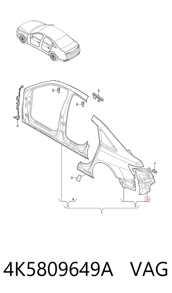  4K5809649A VAG