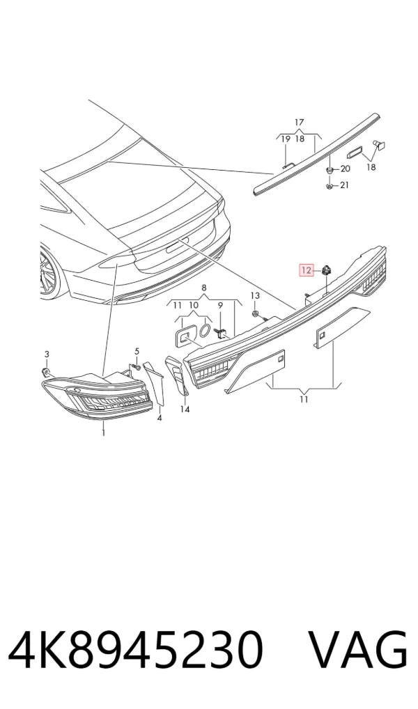  4K8945230 VAG
