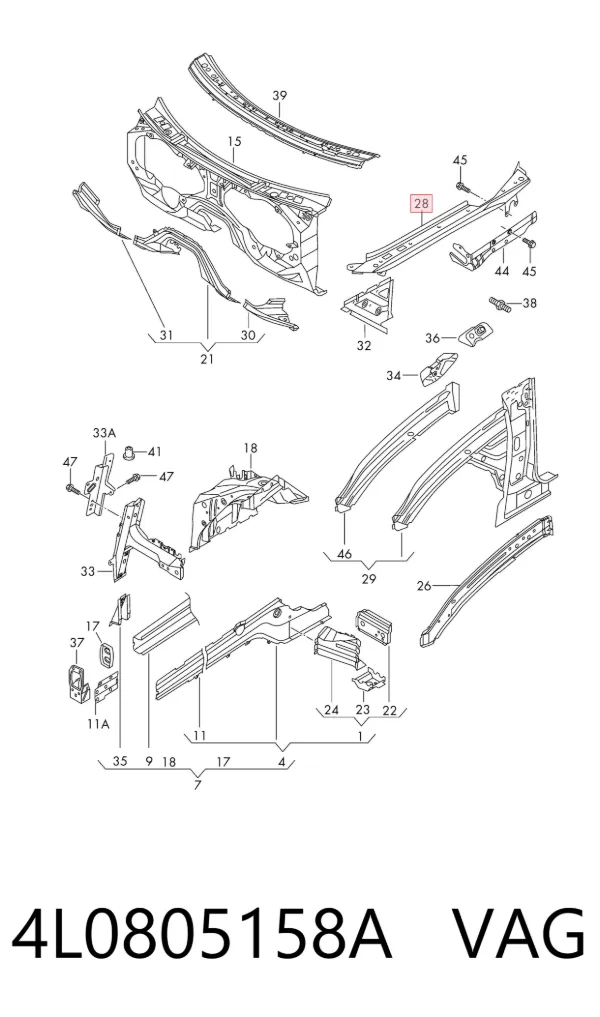  4L0805158A VAG