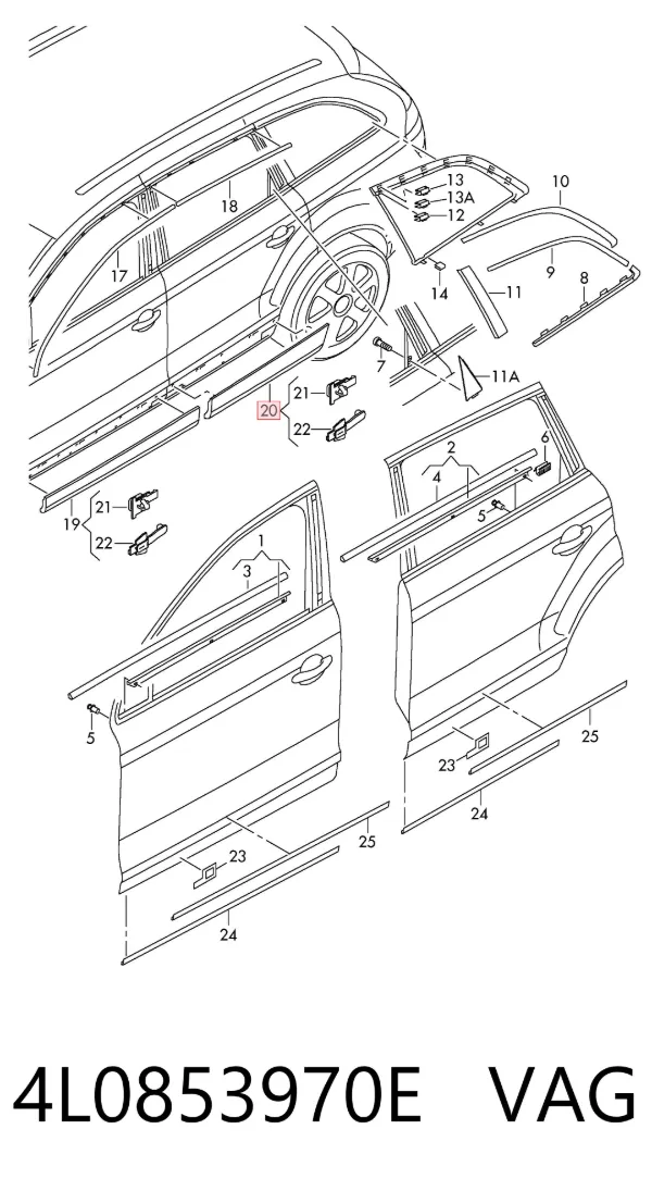  4L0853970E VAG