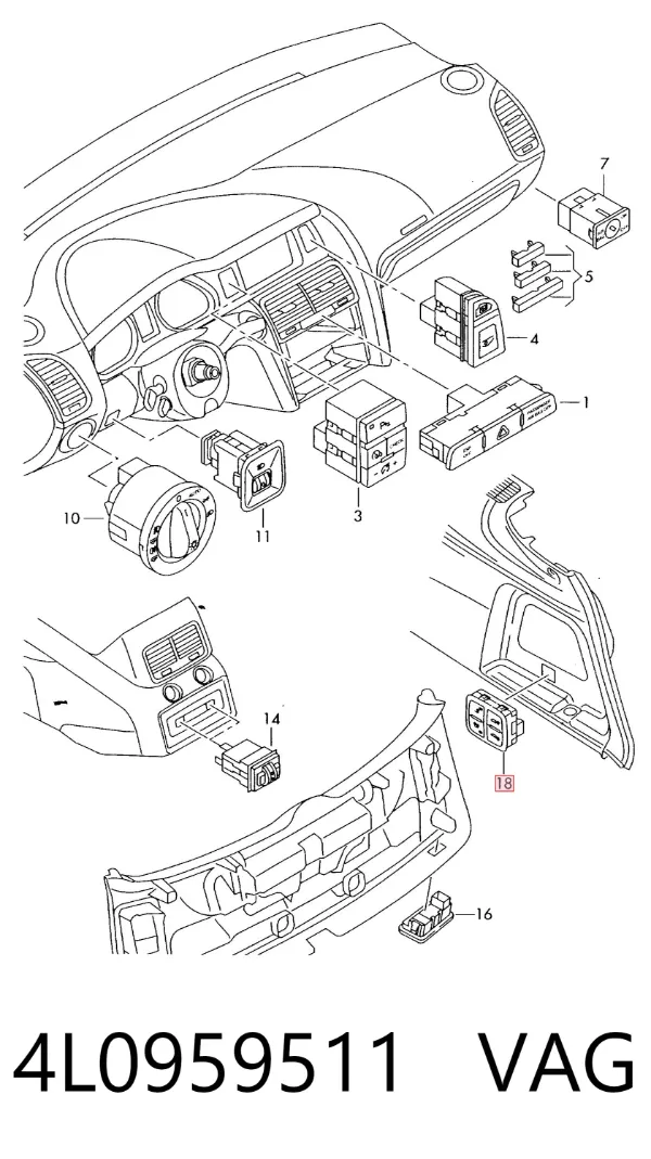  4L0959511 VAG