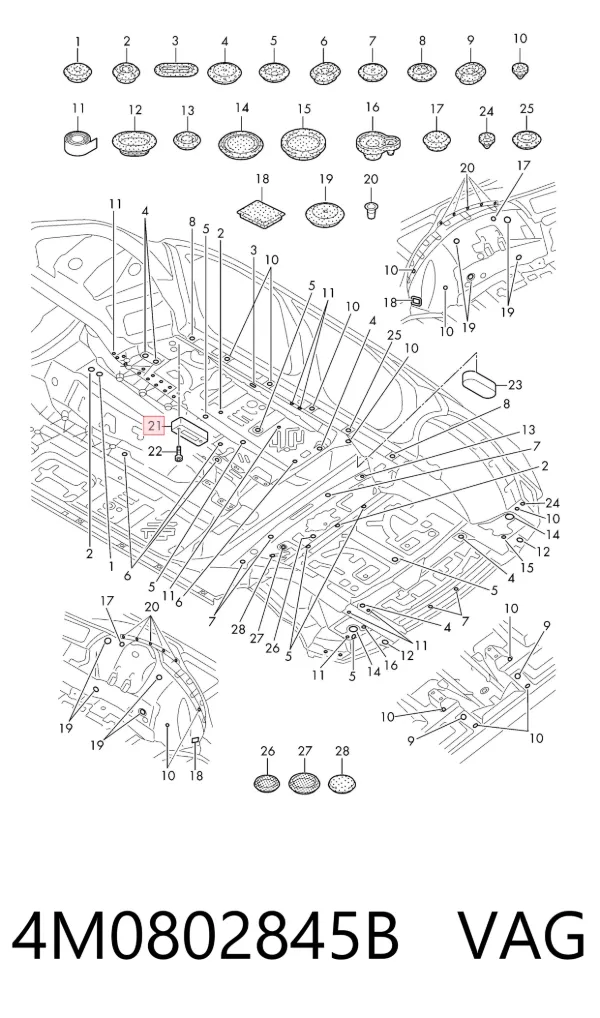  4M0802845B VAG