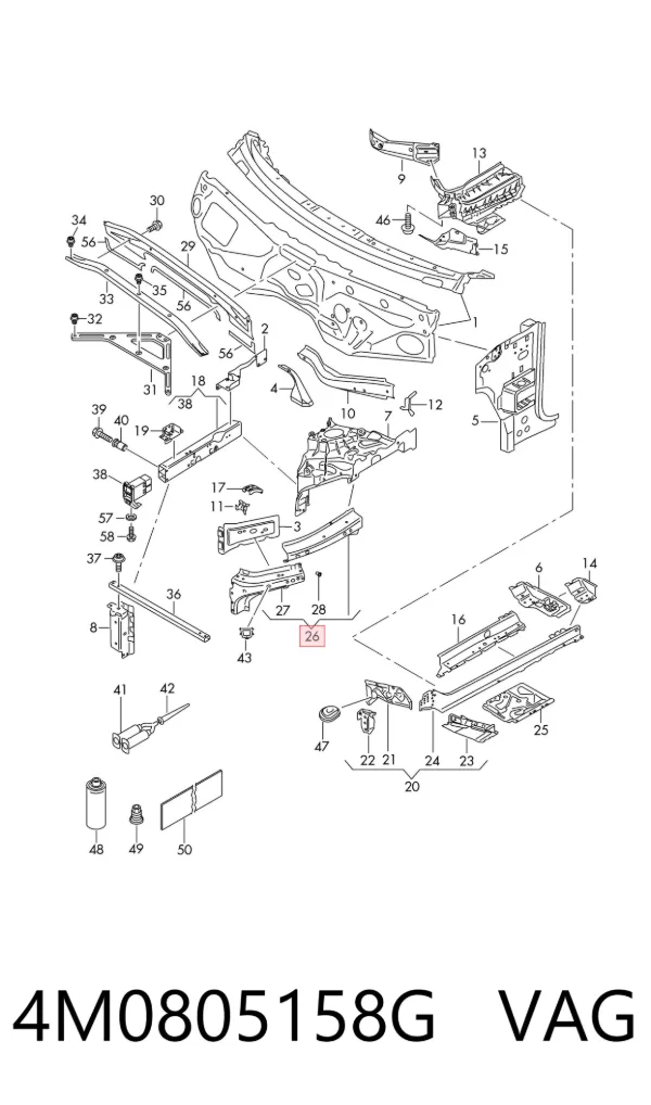  4M0805158G VAG