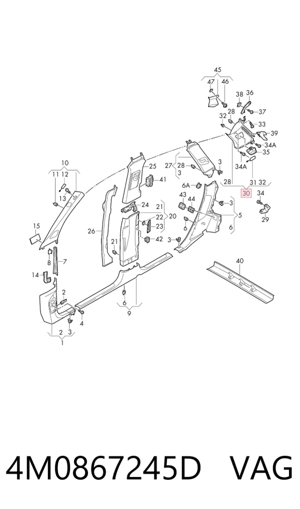  4M0867245D VAG