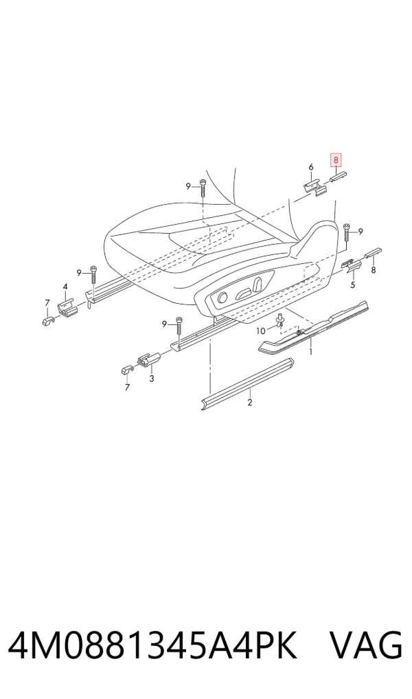  4M0881345A4PK VAG