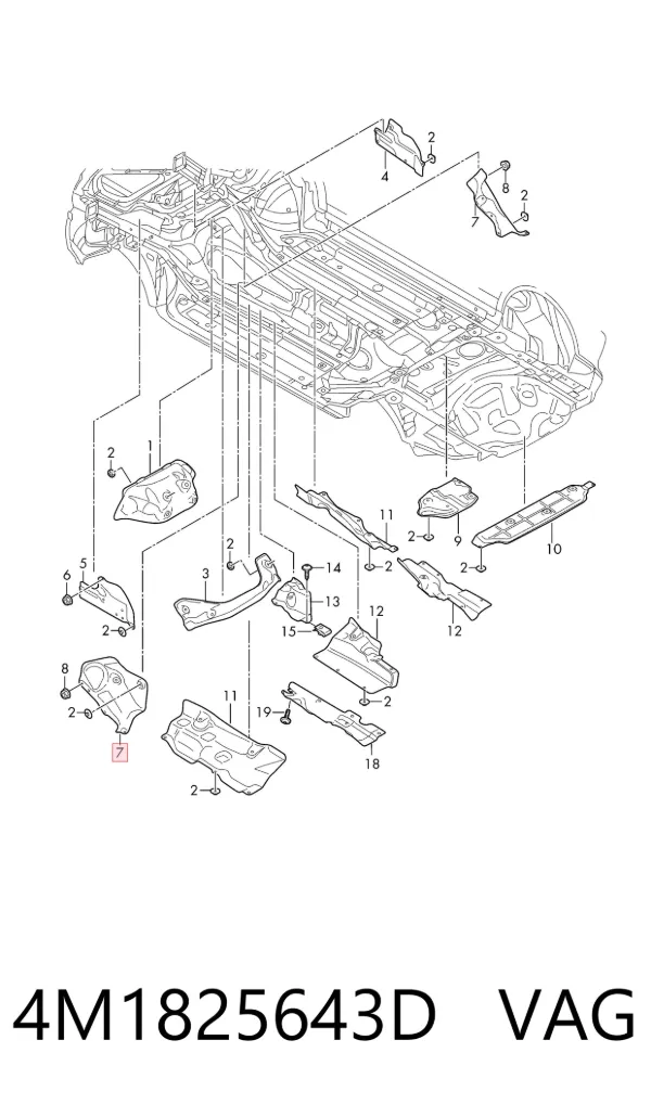  4M1825643D VAG