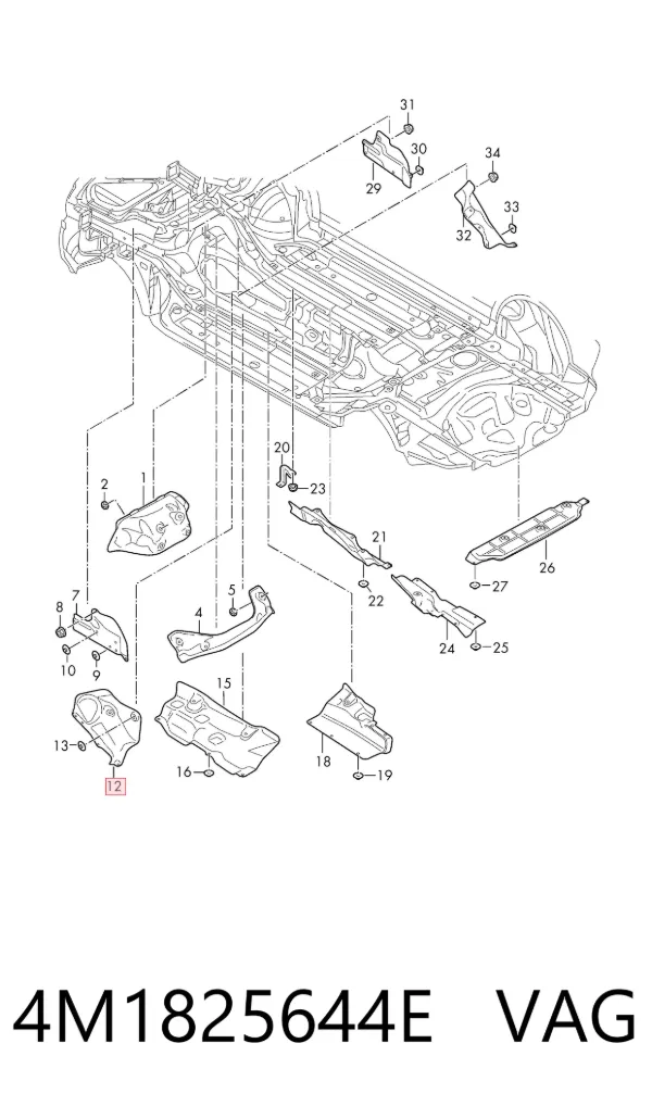  4M1825644E VAG