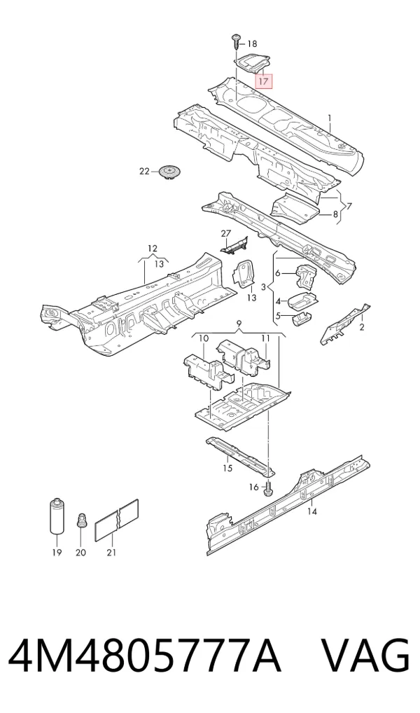  4M4805777A VAG