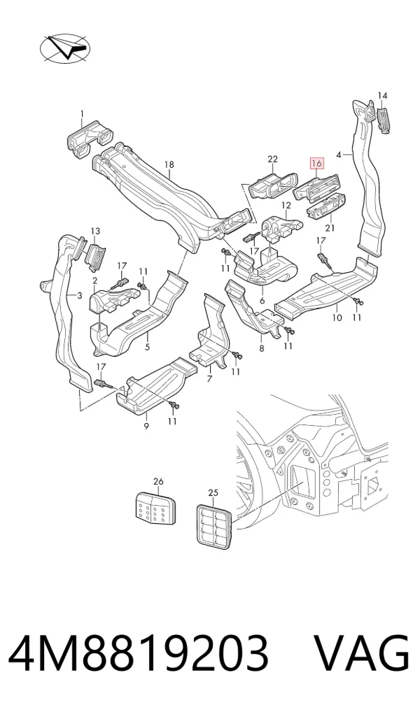  4M8819203 VAG