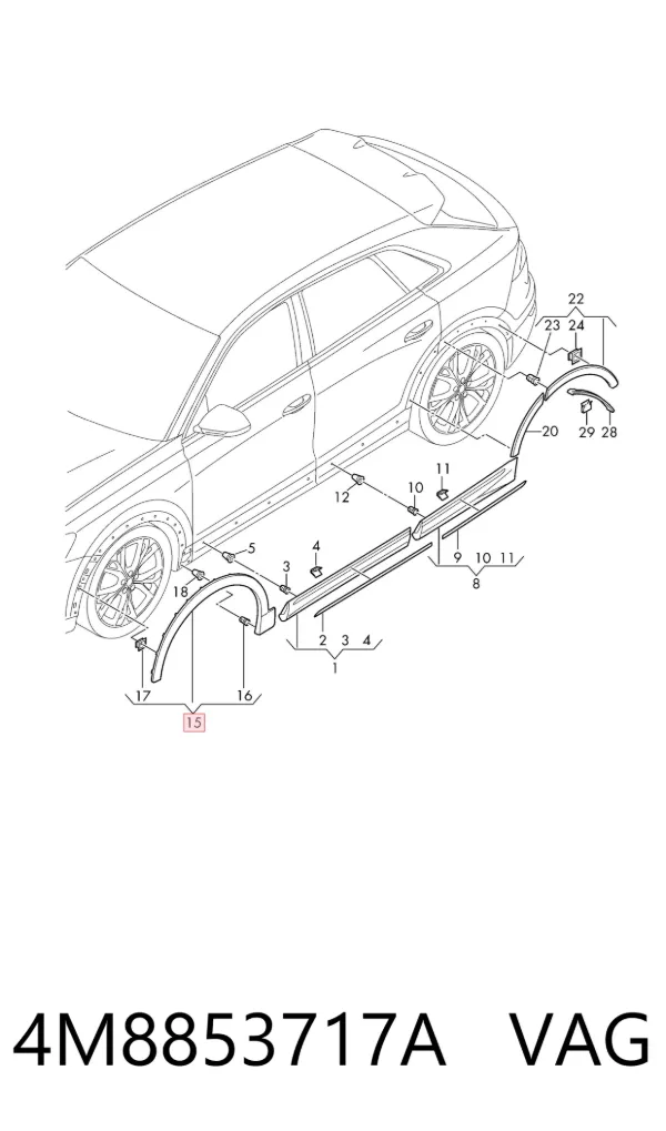 4M8853717A VAG