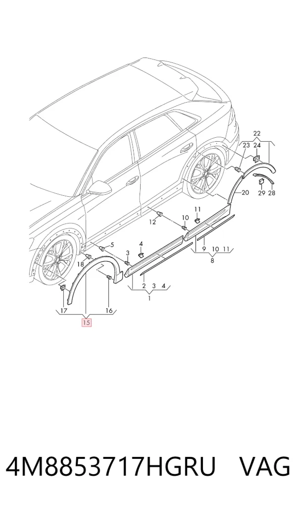  4M8853717HGRU VAG