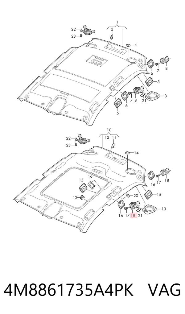  4M8861735A4PK VAG