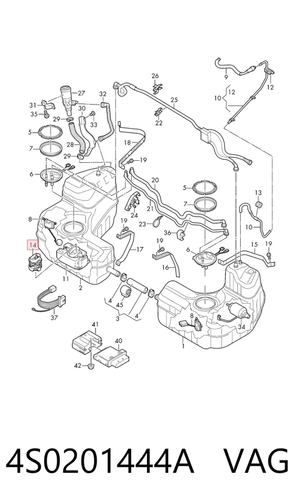  4S0201444A VAG