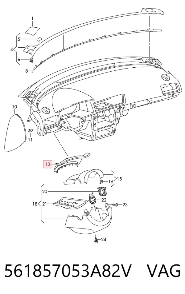  561857053A82V VAG