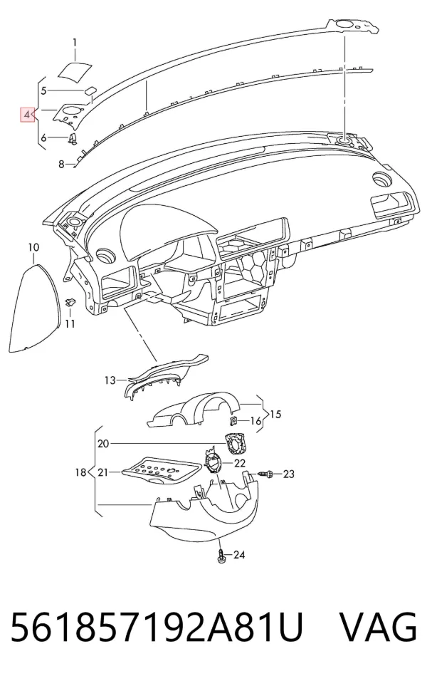  561857192A81U VAG