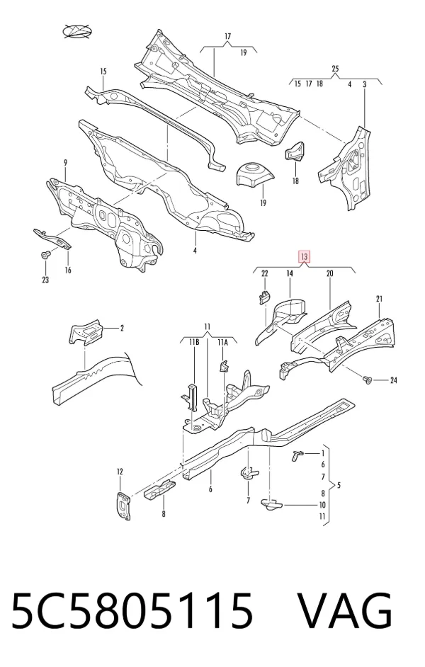  5C5805115 VAG