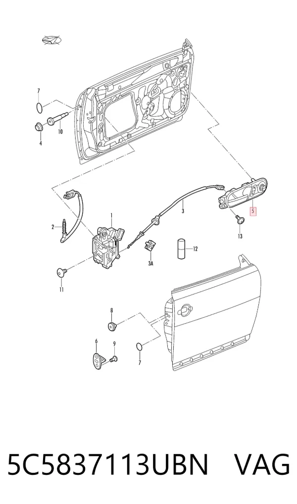  5C5837113UBN VAG