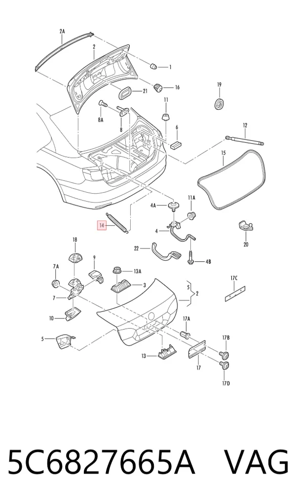  5C6827665A VAG