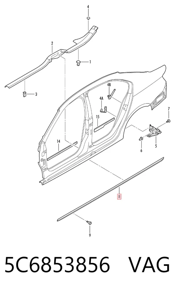  5C6853856 VAG
