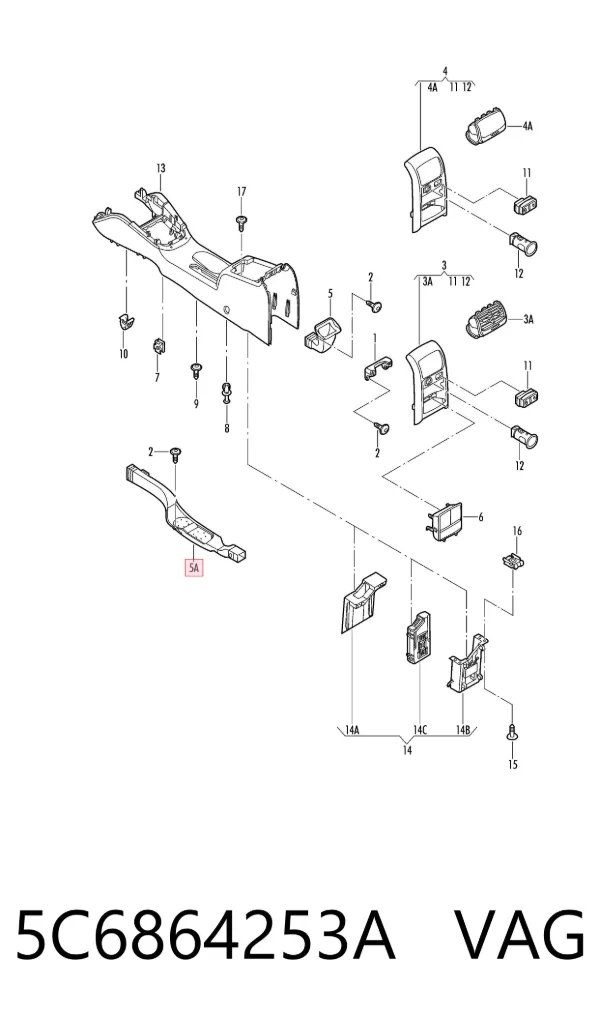  5C6864253A VAG