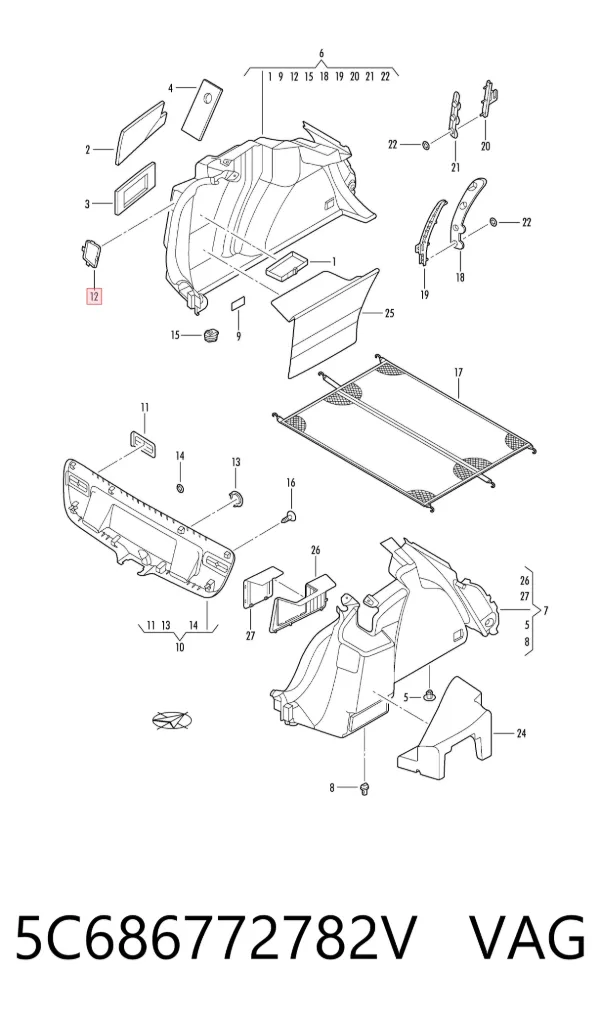  5C686772782V VAG