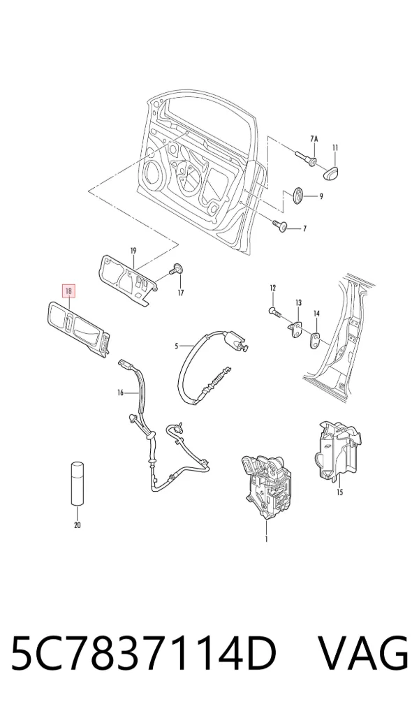  5C7837114D VAG