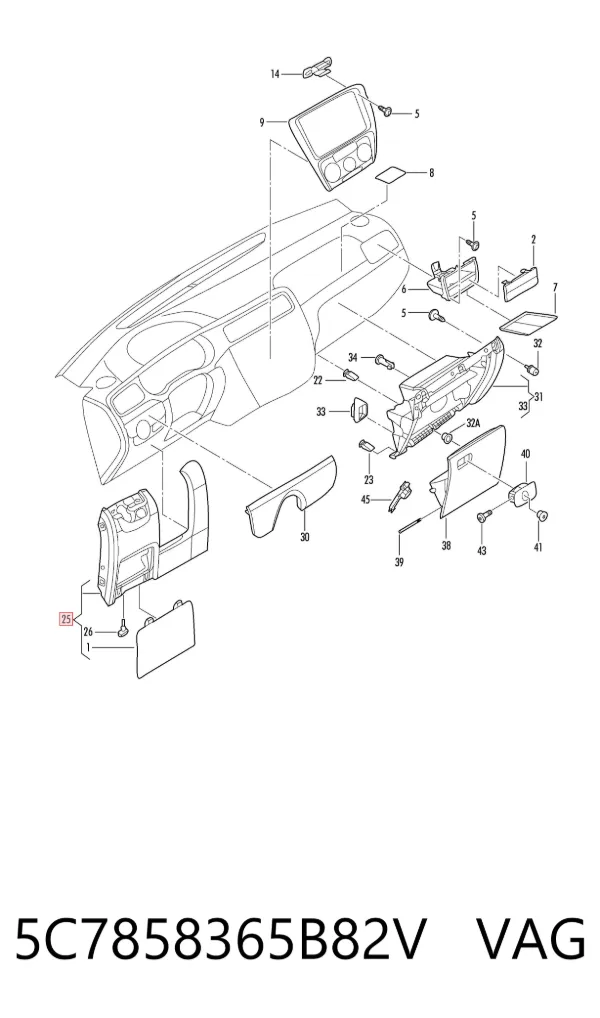 5C7858365B82V VAG