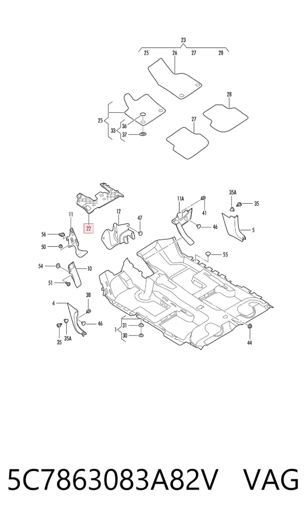  5C7863083A82V VAG