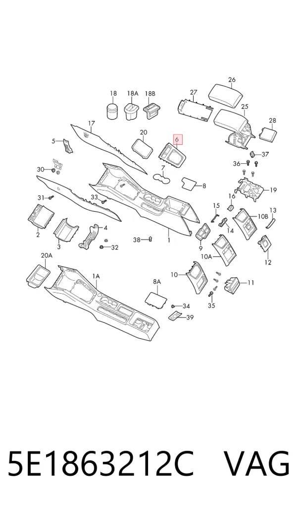  5E1863212C VAG