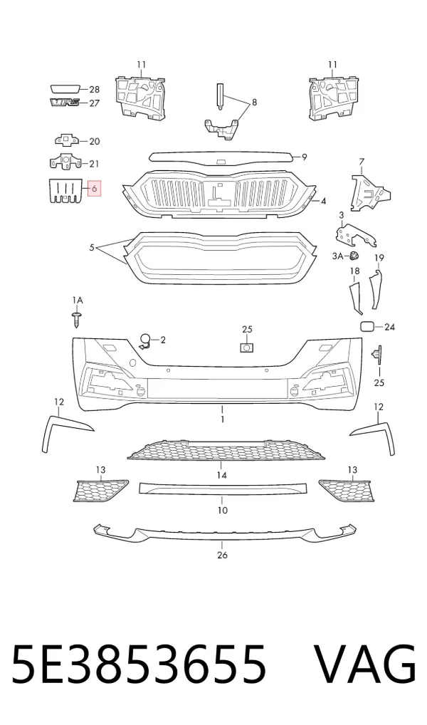  5E3853655 VAG