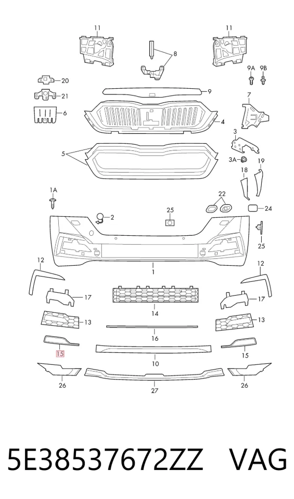  5E38537672ZZ VAG