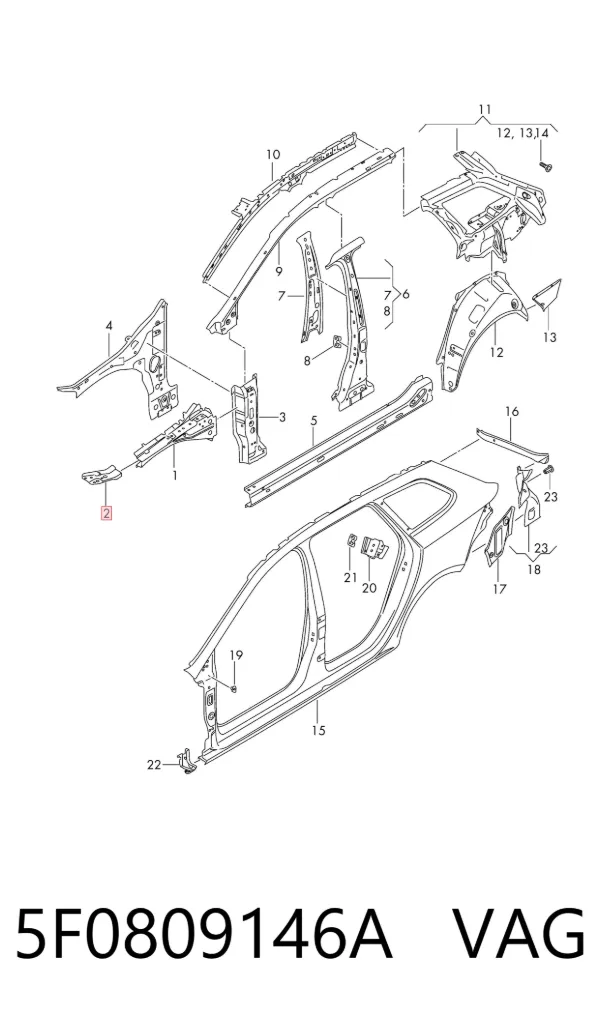  5F0809146A VAG
