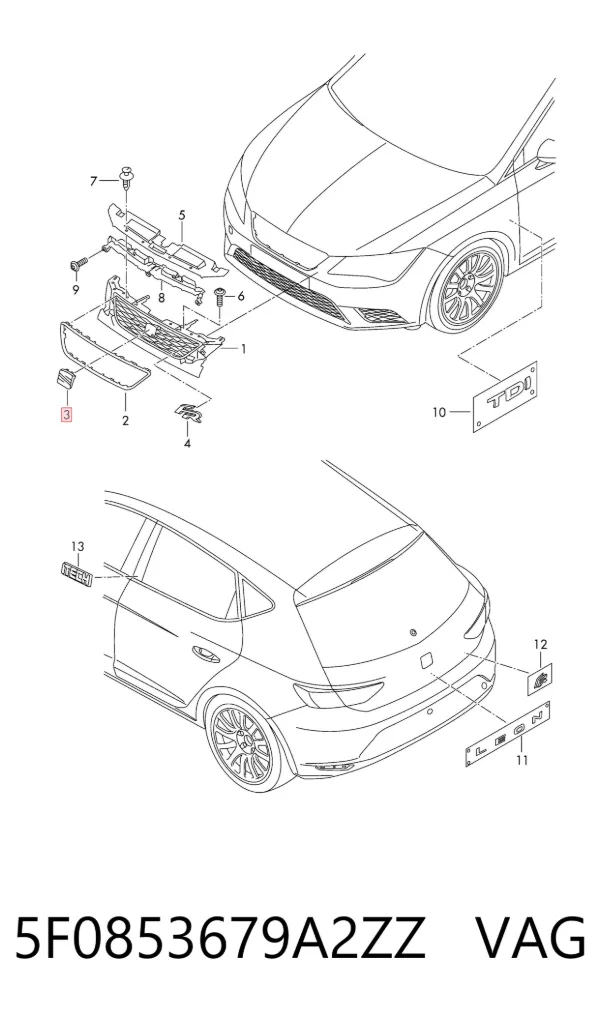  5F0853679A2ZZ VAG