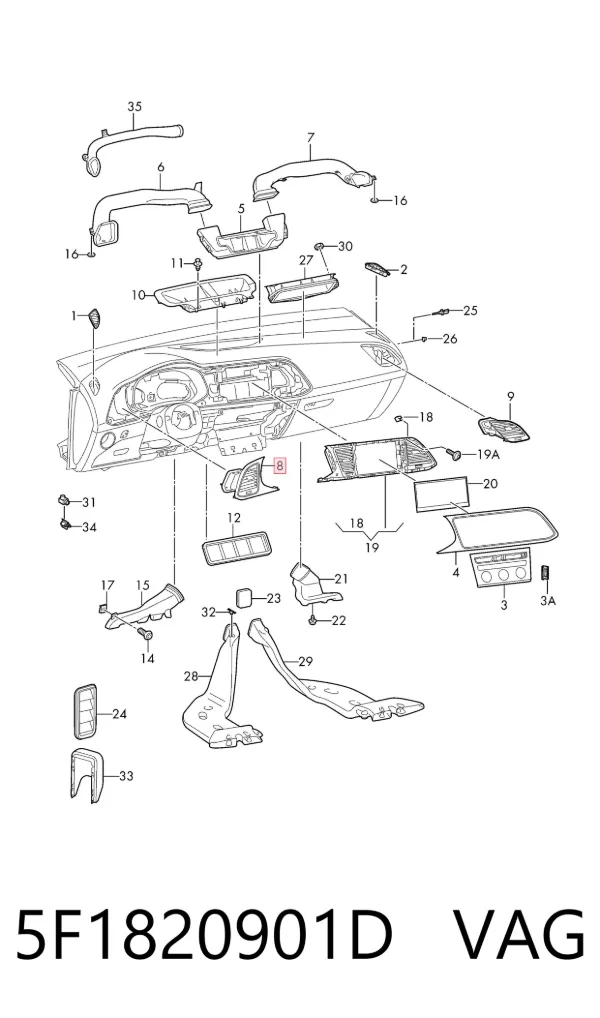  5F1820901D VAG