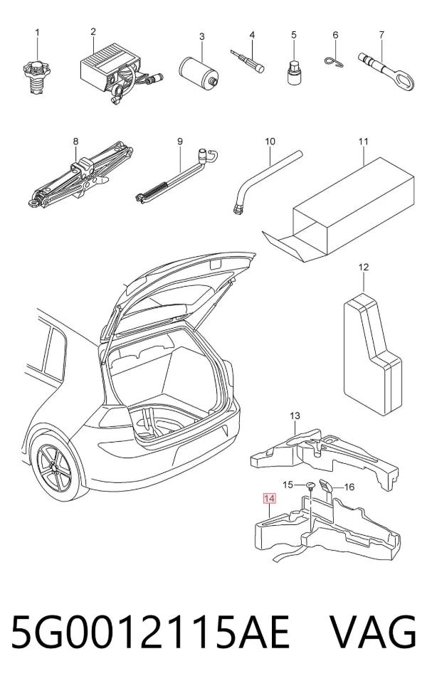  5G0012115AE VAG