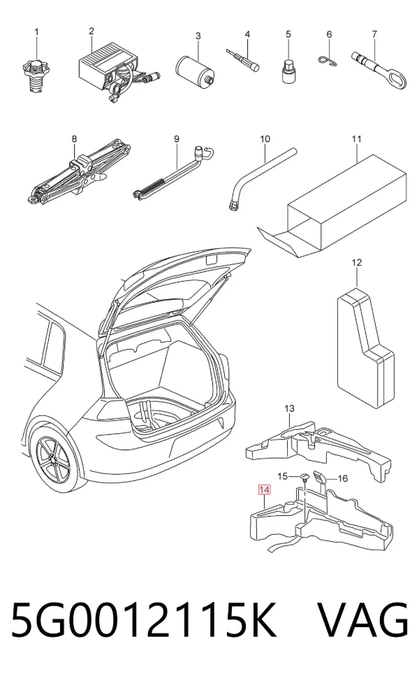  5G0012115K VAG