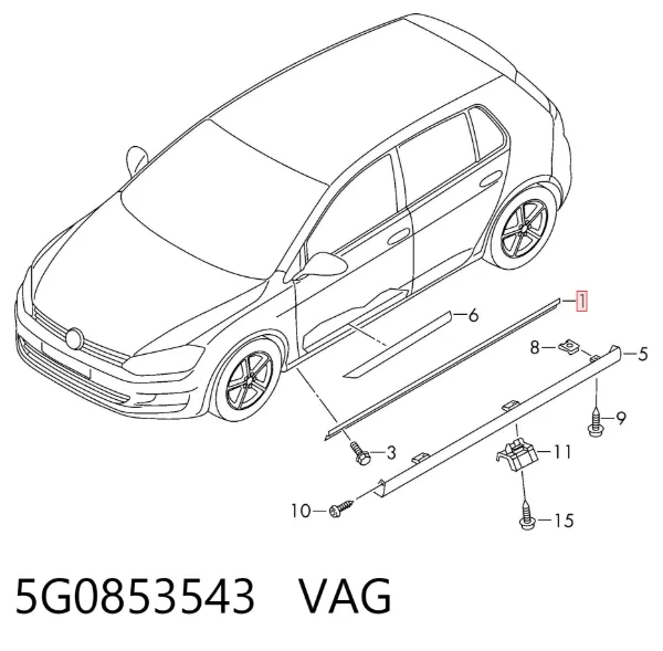  5G0853543 VAG
