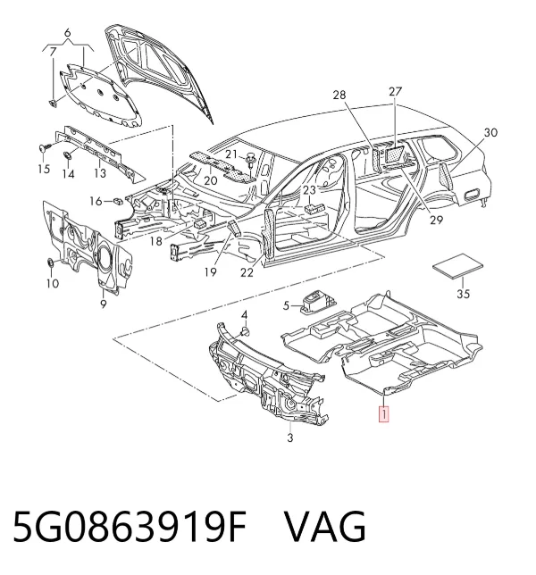  5G0863919F VAG