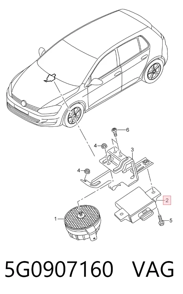  5G0907160 VAG