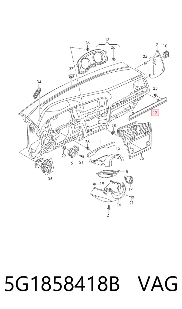  5G1858418B VAG