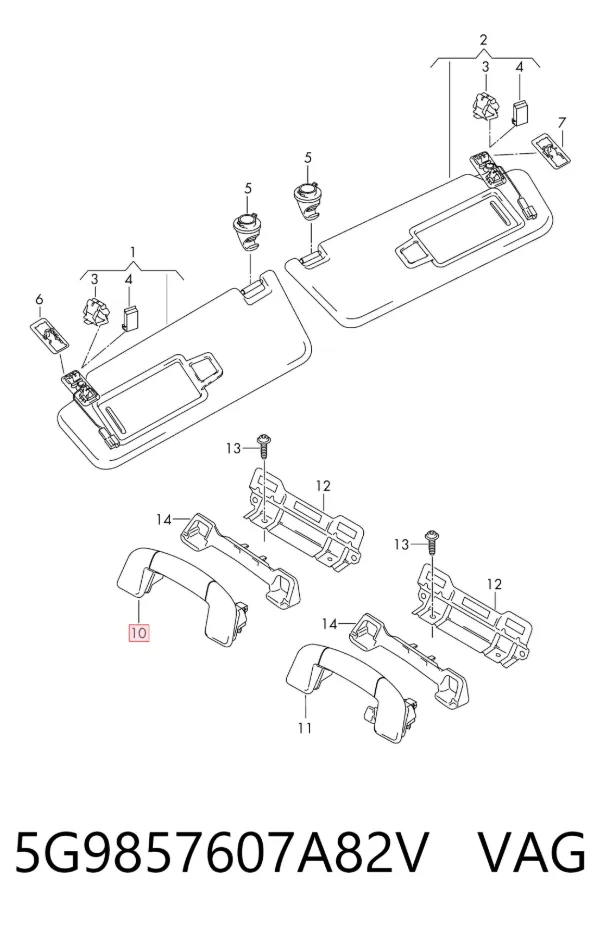  5G9857607A82V VAG
